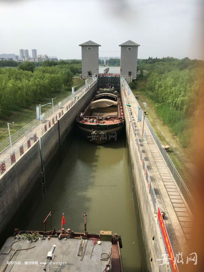 受分流船闸大修和拆桥影响 数百艘船舶滞留沙颍河阜阳闸